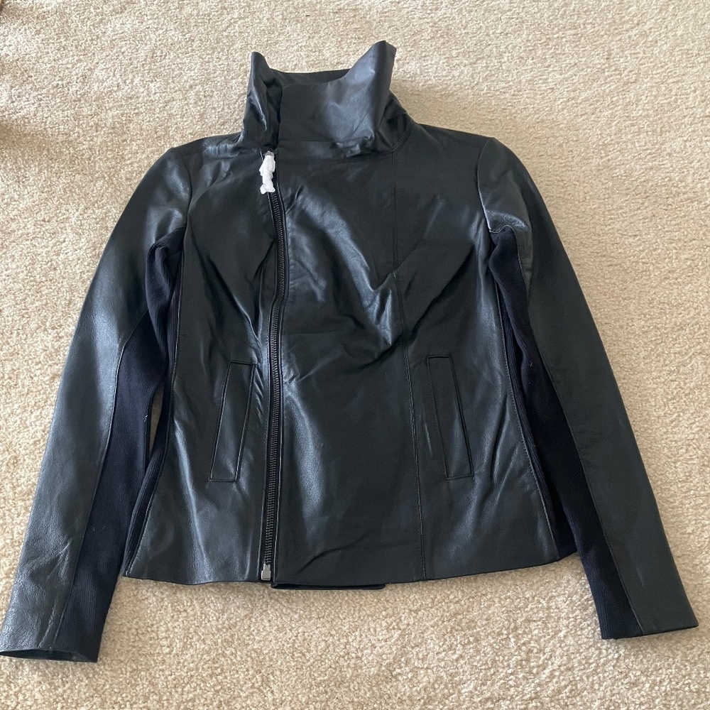 Kirna Zabête for Target Black Leather Motorcycle Jacket XS NWT